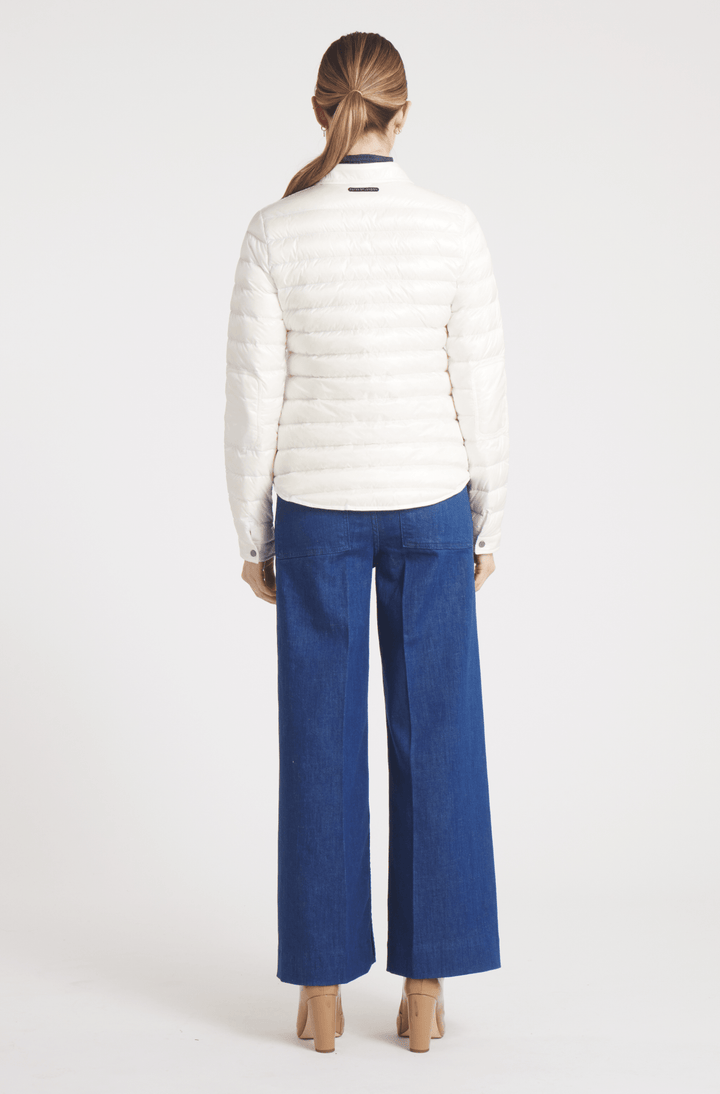 The Harrow Royale | Down Shirt | Ivory - Cotes of London